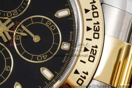 MiroTime 0502 Daytona 116503 Clean 1:1 Best Edition Black Dial on SS YG Bracelet SA4130 V SmartChoice 2084